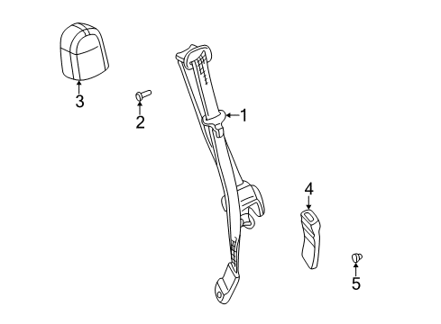 2005 Chevy Silverado 1500 Seat Belt Diagram