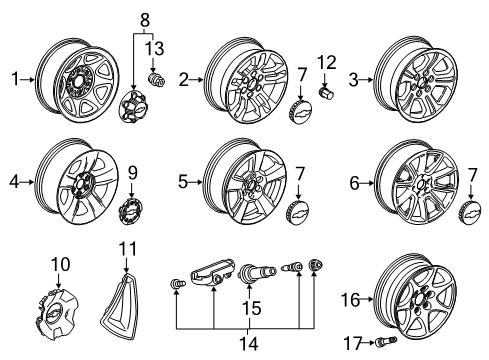 2015 Chevy Tahoe Tire Pressure Monitoring Diagram
