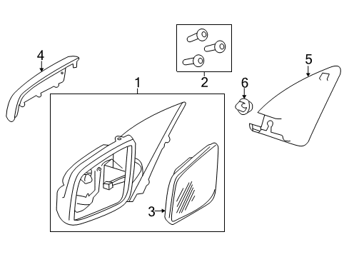 2013 Chevy Caprice Outside Mirrors Diagram
