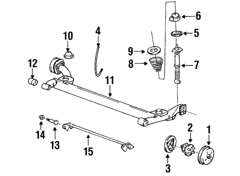 1991 Chevy Beretta Rear Brakes Diagram