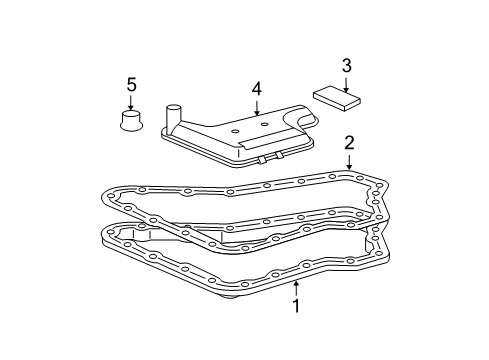 2011 Buick Lucerne Transaxle Parts Diagram