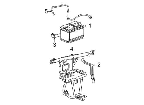 2021 GMC Yukon XL Battery Diagram