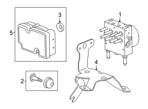 2007 Saturn Sky Control Module Diagram for 15873300