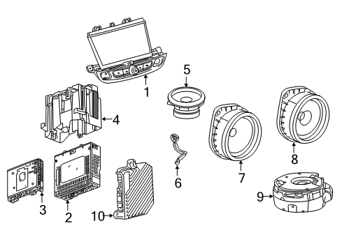 2018 Buick Regal Sportback Sound System Diagram