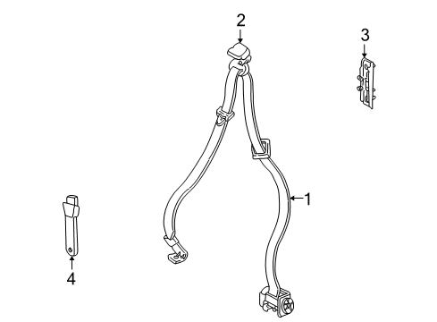 2001 Pontiac Montana Seat Belt Diagram