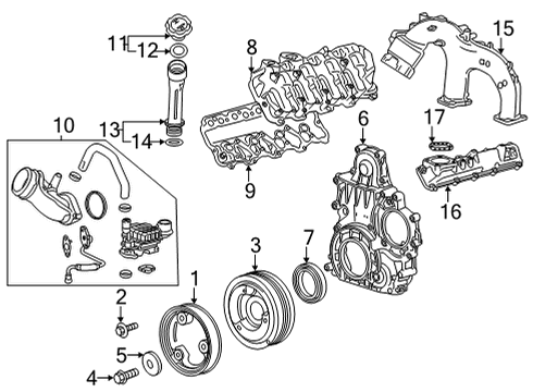 2020 Chevy Silverado 2500 HD Intake Manifold Diagram