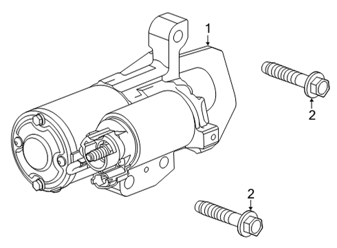 2023 Chevy Trailblazer Starter Diagram