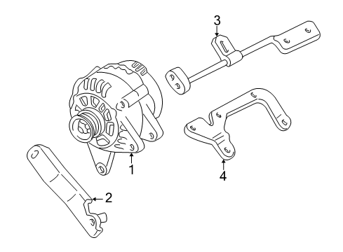 1998 Buick Regal Alternator Diagram for 10464072