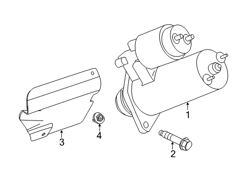 2011 Cadillac CTS Starter Diagram