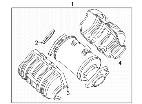 2021 Chevy Corvette Exhaust Components Diagram