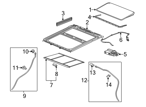 2015 Chevy Equinox Sunroof Diagram
