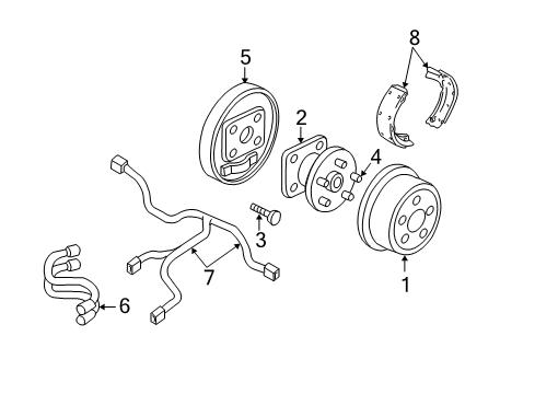 1997 Chevy Venture Brake Components Diagram