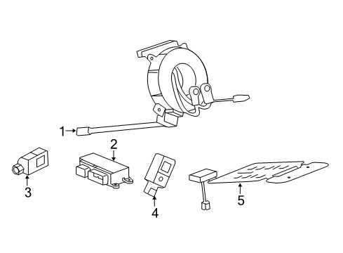 2016 Buick LaCrosse Air Bag Components Diagram