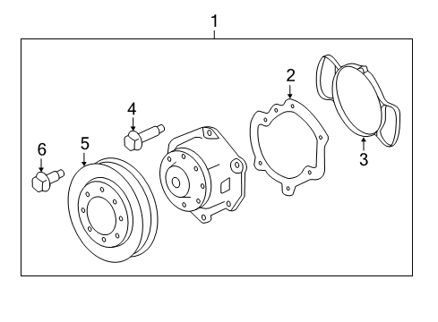 Bolt, Turbocharger / Supercharger Air / Vacuum / Cooling Diagram for 11588713