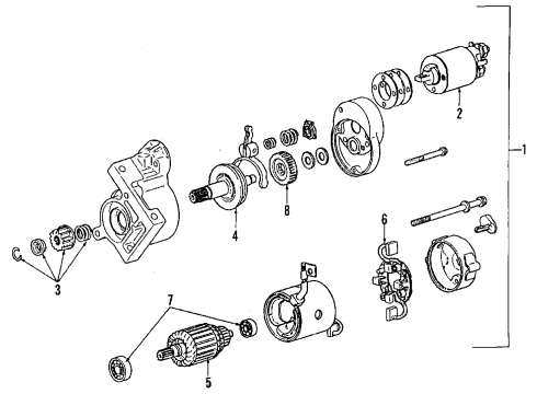 1988 Buick Riviera Armature Diagram for 10498716