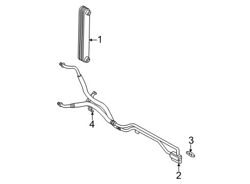 2001 GMC Sierra 3500 Oil Cooler Diagram