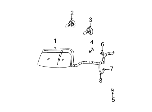 2009 GMC Envoy Bulbs Diagram