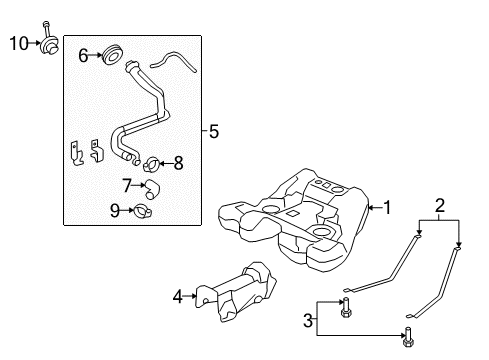 2014 Chevy SS Fuel Supply Diagram