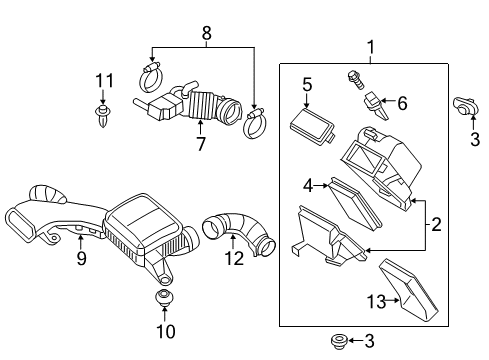 2017 Chevy City Express Knock Sensor Diagram for 19316335