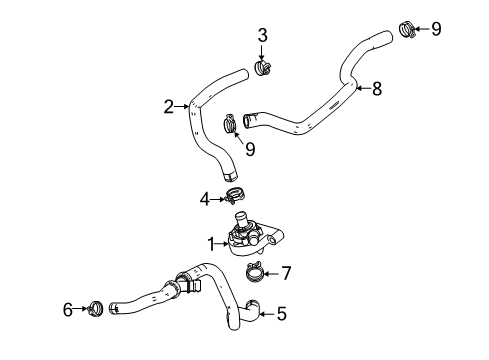 2018 Buick Regal Sportback Heater Hose Diagram