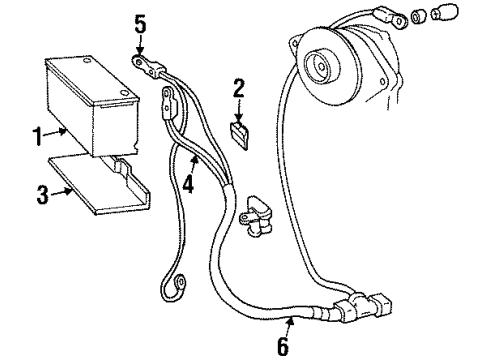 1997 Cadillac DeVille Battery Diagram