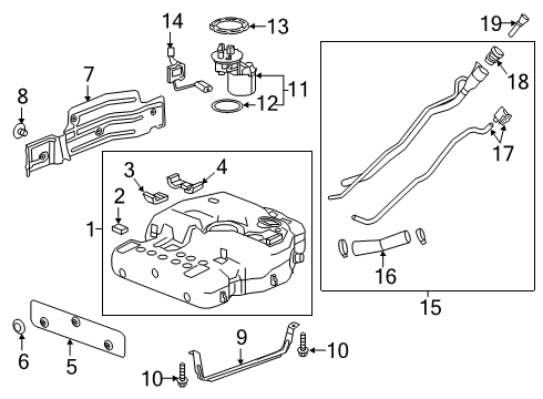 2021 Chevy Blazer Fuel Supply Diagram