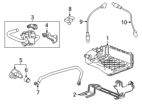 2019 Chevy Silverado 1500 LD Powertrain Control Diagram