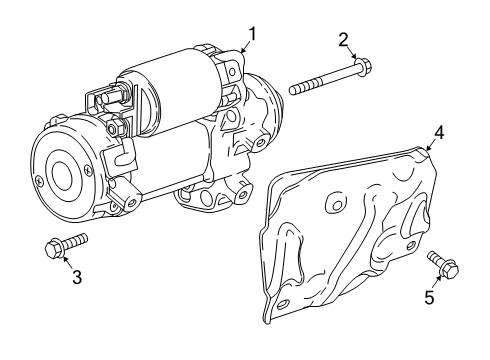2021 Chevy Blazer Starter Diagram