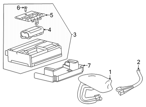2023 Chevy Equinox Communication System Components Diagram