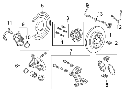 2017 Buick LaCrosse Rear Brakes Diagram
