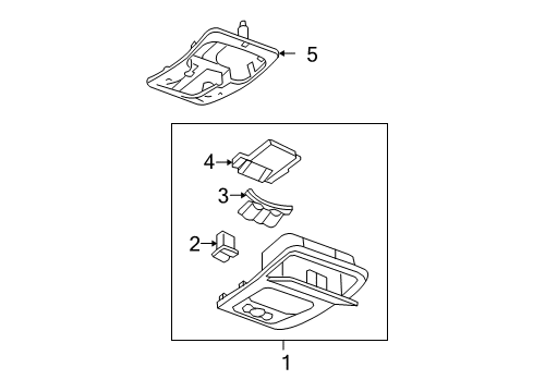 2012 Chevy Impala Overhead Console Diagram