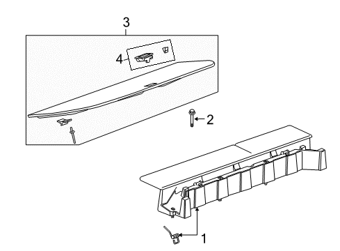 2012 Chevy Traverse Storage Compartment Diagram
