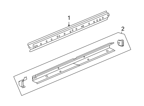 2008 GMC Acadia Rocker Panel Diagram