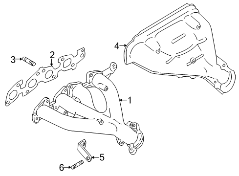 2000 Chevy Tracker Exhaust Manifold Diagram