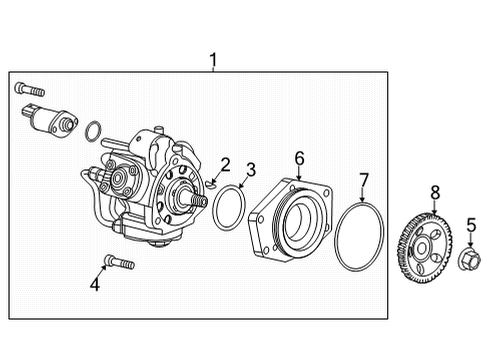 2020 Chevy Silverado 2500 HD Fuel Injection Diagram