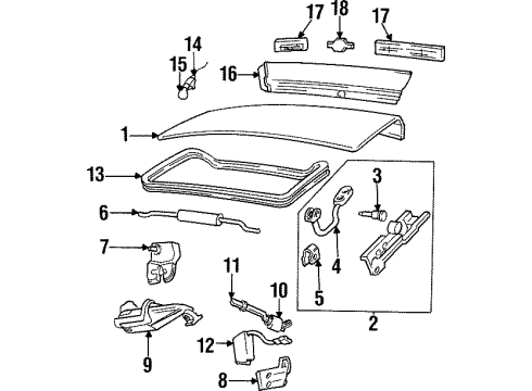 1995 Chevy Monte Carlo Trunk Diagram