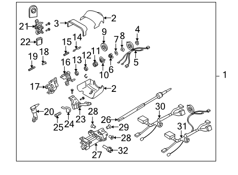 2005 Buick Rainier Ignition Lock Diagram