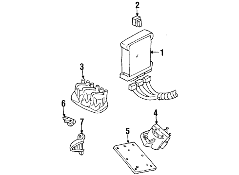 1994 Pontiac Bonneville Ignition System Diagram