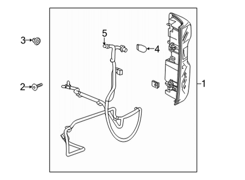 2021 Chevy Silverado 3500 HD Bulbs Diagram