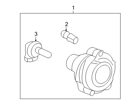 2010 GMC Terrain Bulbs Diagram