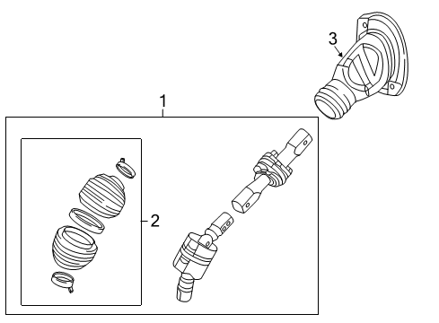 2017 Cadillac Escalade Lower Steering Column Diagram