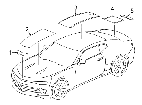 2017 Chevy Camaro Stripe Tape Diagram 6 - Thumbnail