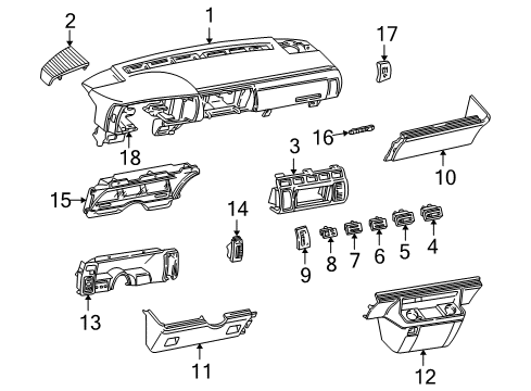 1995 Chevy Astro Auxiliary Heater & A/C Diagram