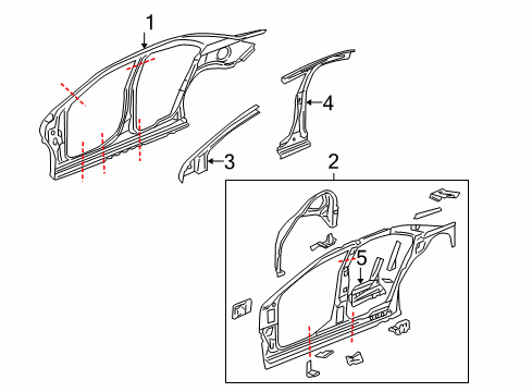 2007 Pontiac G6 Uniside Diagram
