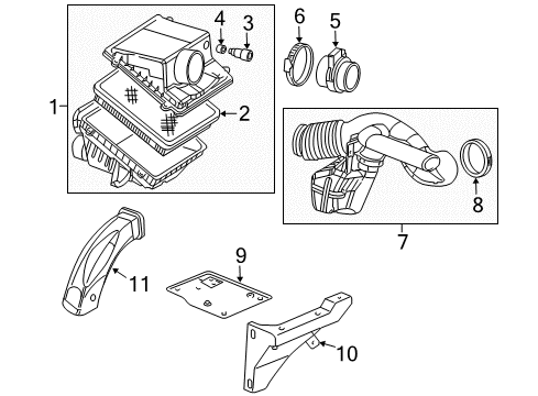 2005 Chevy Silverado 1500 Air Intake Diagram