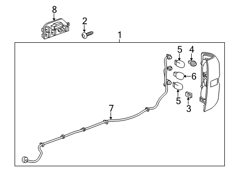 2015 Chevy Silverado 1500 Bulbs Diagram