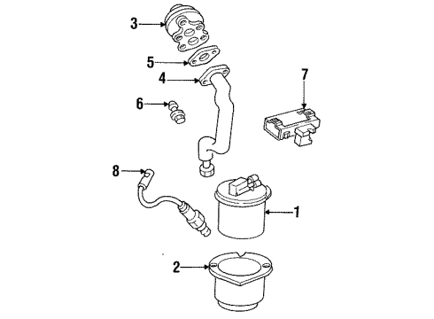 1991 Chevy Beretta EGR System Diagram