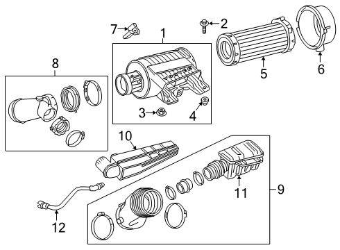 2018 Chevy Express 2500 Air Intake Diagram