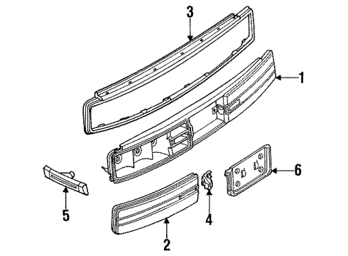 1995 Buick Regal Tail Lamps Diagram