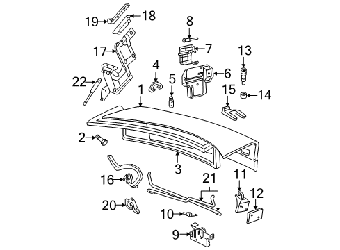 2002 Chevy Cavalier Trunk Diagram